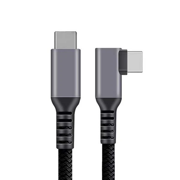 90 DEGREE CABLE C TO C 2M USB2 PD240W - Image 2