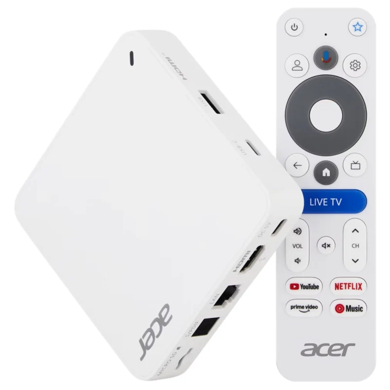 Acer GP.OTH11.08V 4K UHD Google Streaming Box – 2GB, 32GB, RJ45, Wi-Fi 6, Android 14 - Image 2