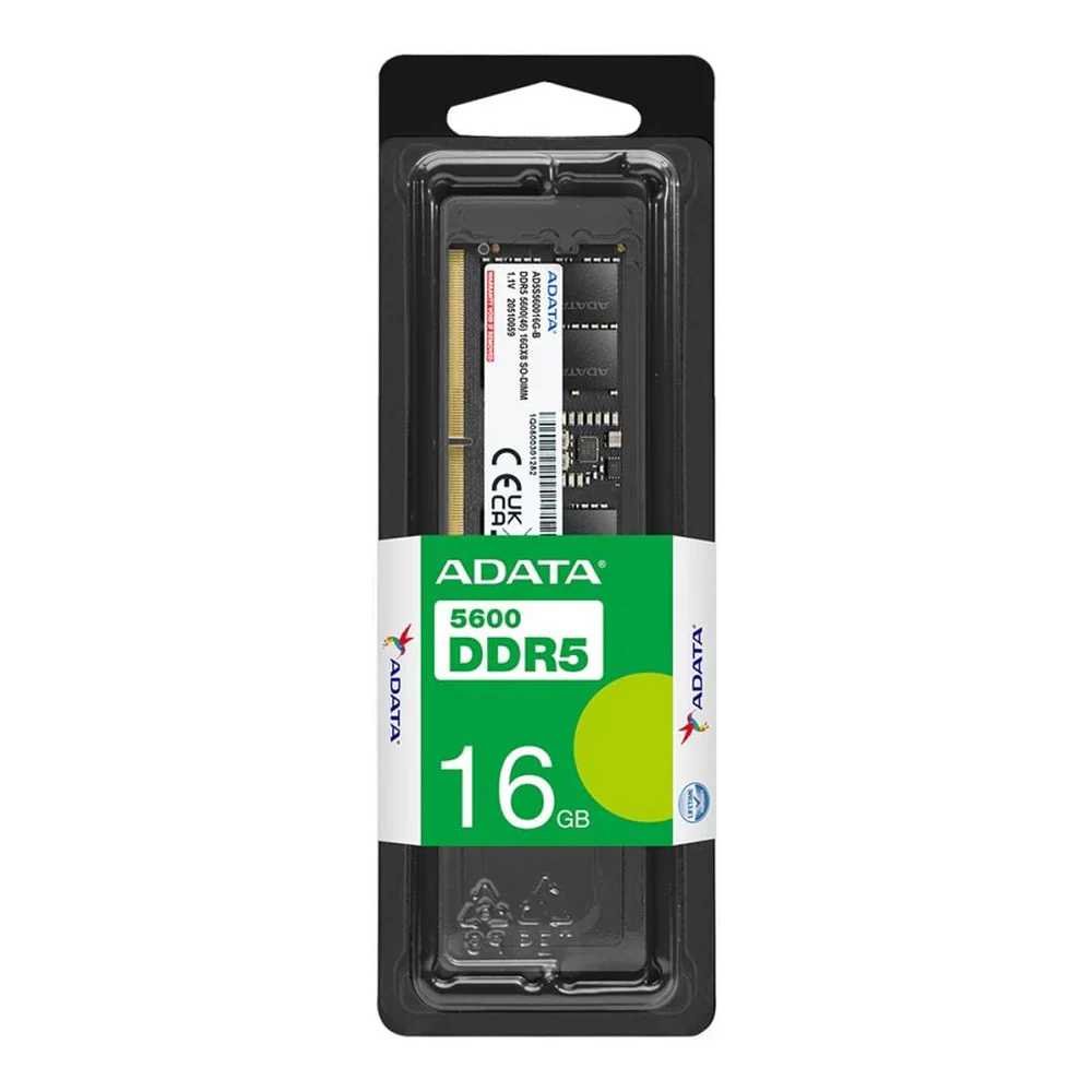 ADATA AD5S560016G-S Premier 16GB DDR5-5600Mhz ECC Notebook 262-pin SO-DIMM Memory - Image 2