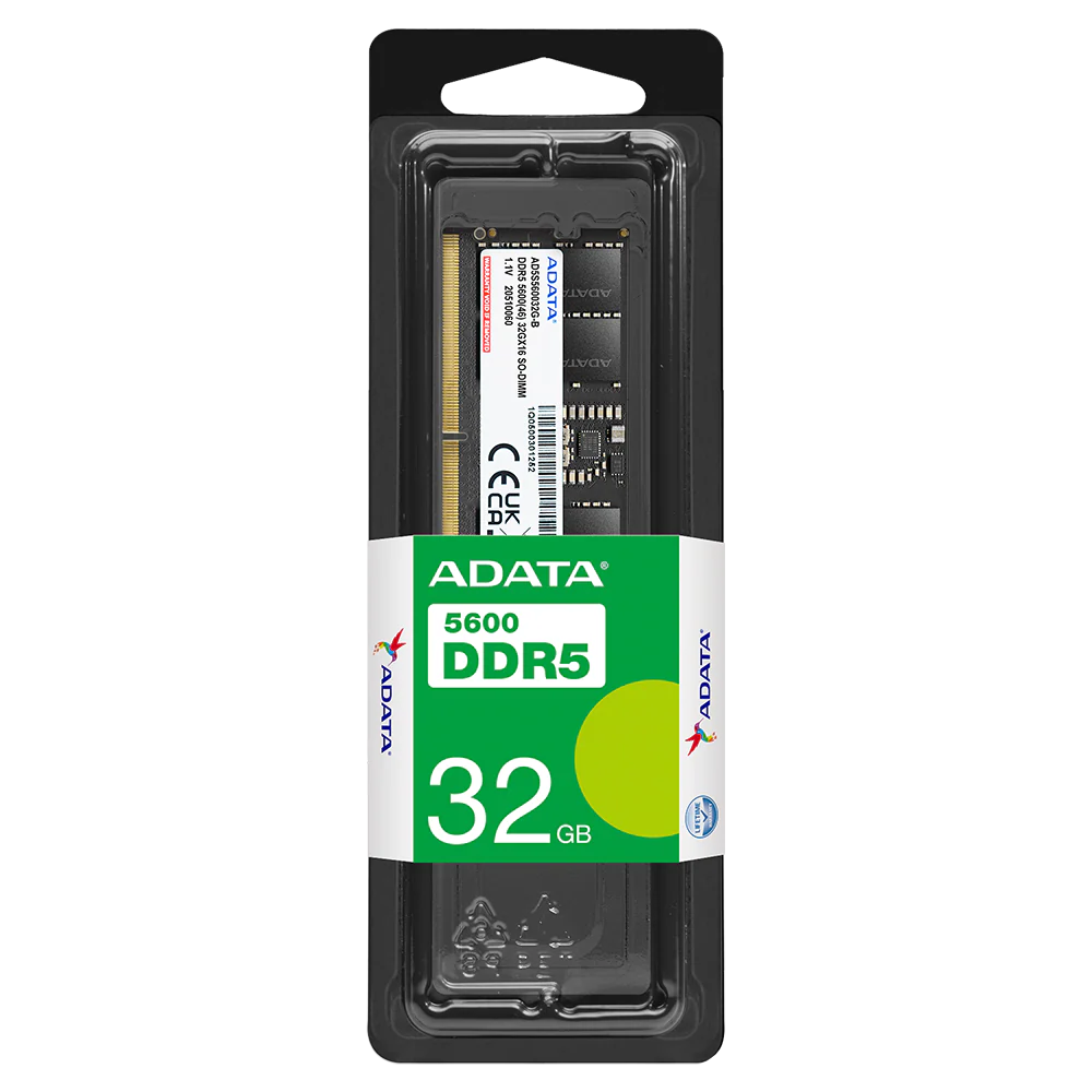 ADATA AD5S560032G-S Premier 32GB DDR5-5600Mhz ECC Notebook 262-pin SO-DIMM Memory - Image 2