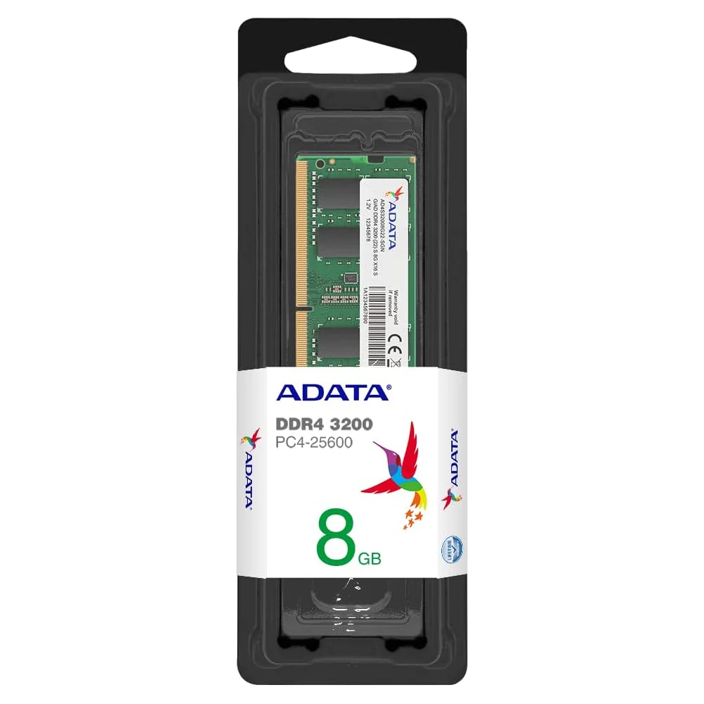 ADATA AD4S32008G22-SGN Premier 8GB DDR4-3200Mhz 260-pin SO-DIMM Laptop Memory - Image 2