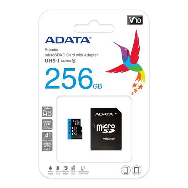 ADATA MICRO SDXC 256GB UHS-I CL10 V10 A1 - Image 3
