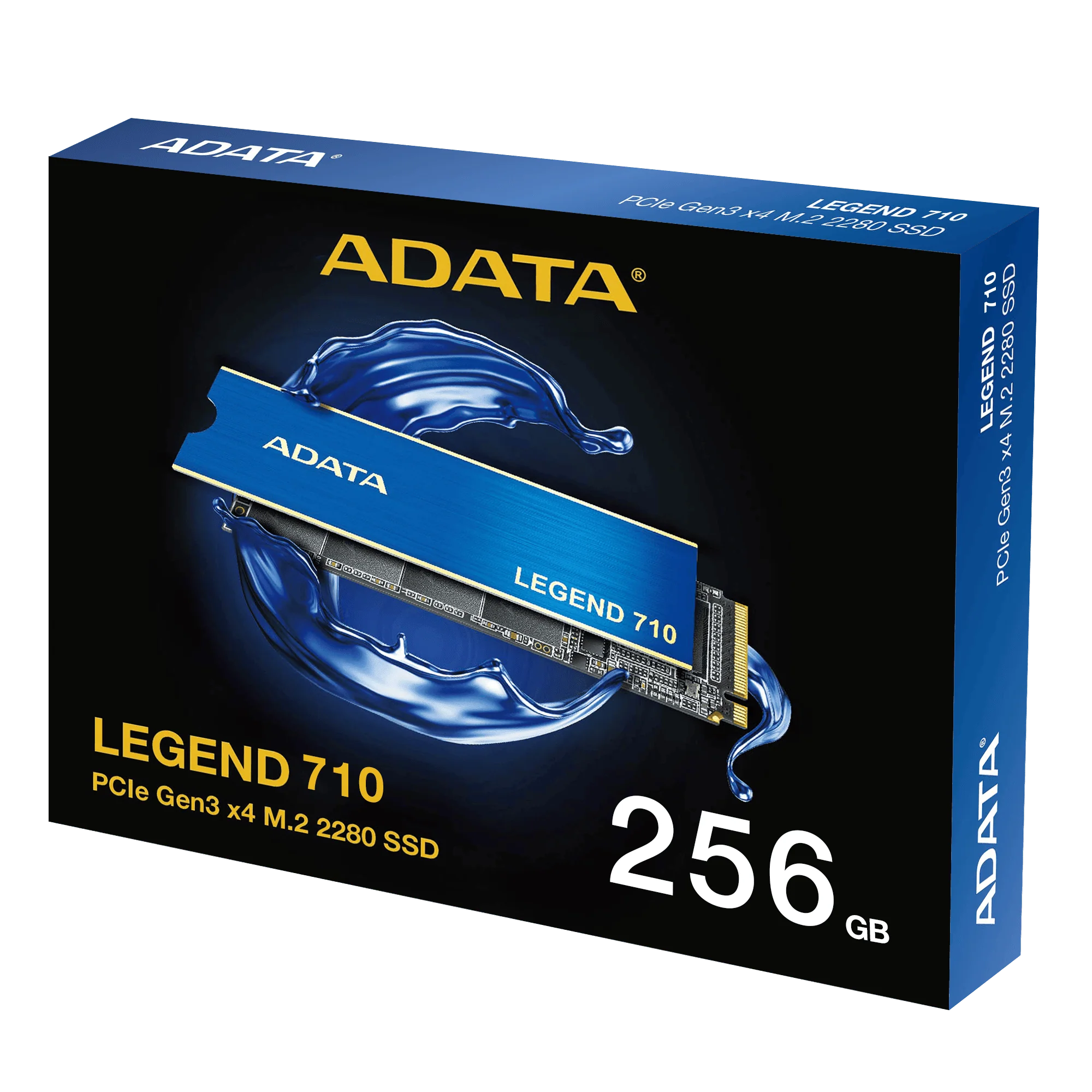 ADATA Legend 710 256GB M.2 2280 PCIe 3.0 NVME Internal SSD - 2100MB/1000MB - Image 3
