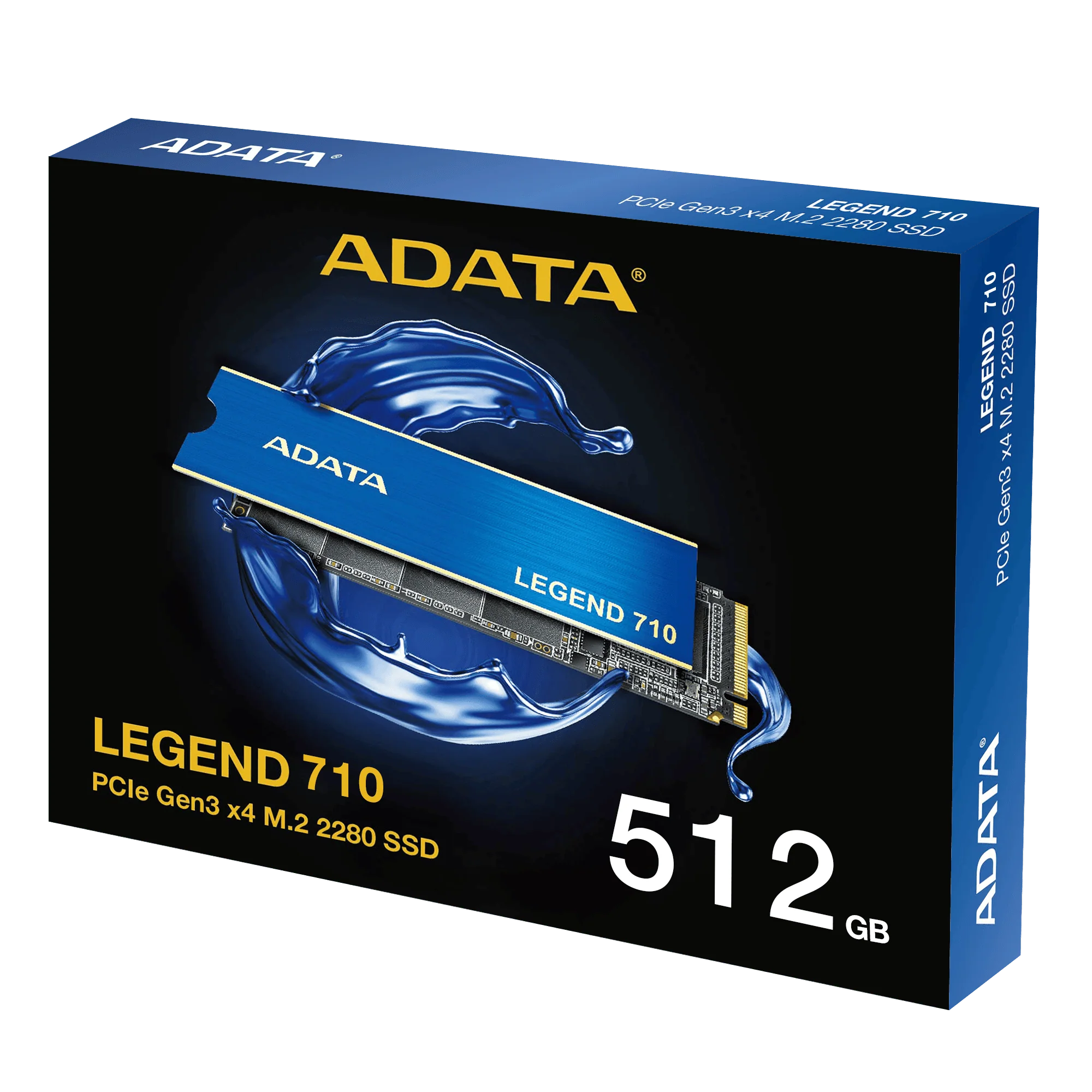 ADATA Legend 710 512GB M.2 2280 PCIe 3.0 NVME Internal SSD - 2400MB/1600MB - Image 3