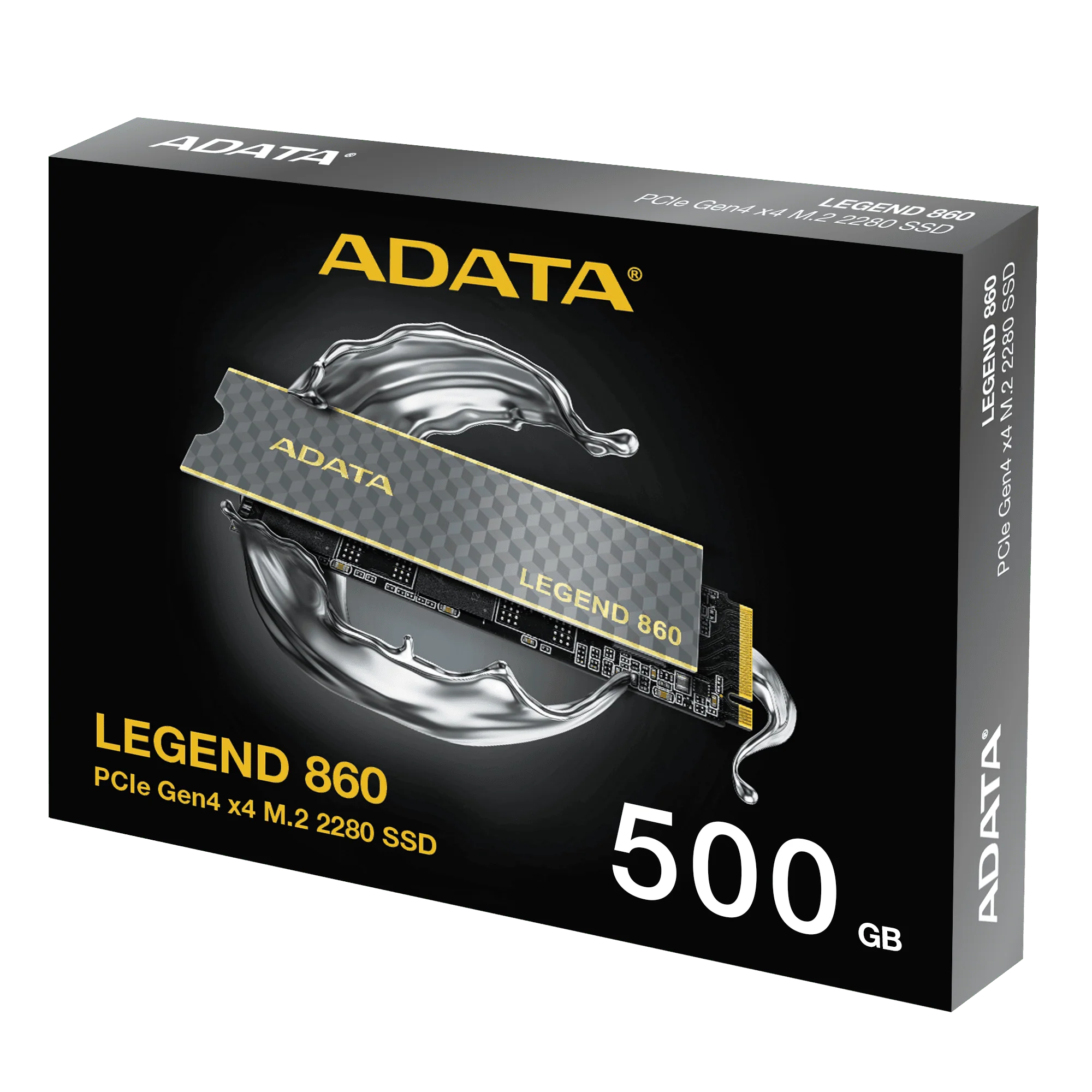 ADATA Legend 860 500GB M.2 2280 PCIe 4.0 NVME Internal SSD - 5000MB/3000MB - Image 3