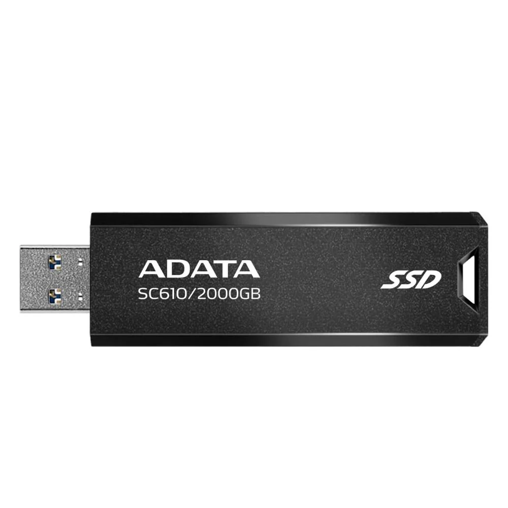 ADATA SC610 2TB USB 3.2 Gen 2 External SSD Stick – Up to 550MB/s Read, USB-A Solid State Drive - Image 2