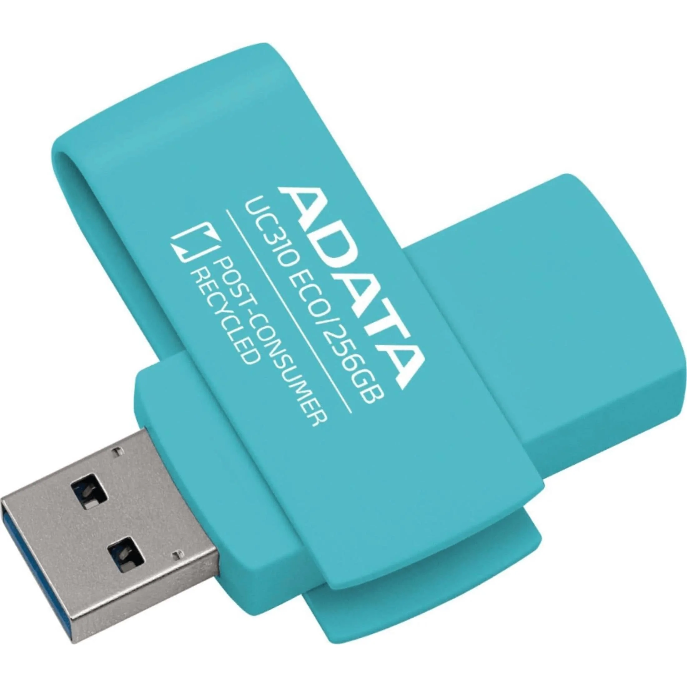 ADATA UC310 ECO 256GB USB 3.2 Gen 1 Flash Drive - Green - Image 3