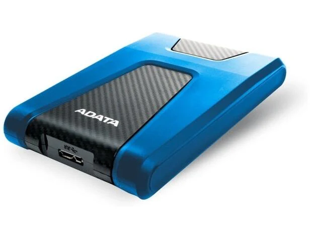 ADATA DashDrive Durable HD650 1TB External Hard Drive, USB 3.2 Gen 1, Blue - Image 2