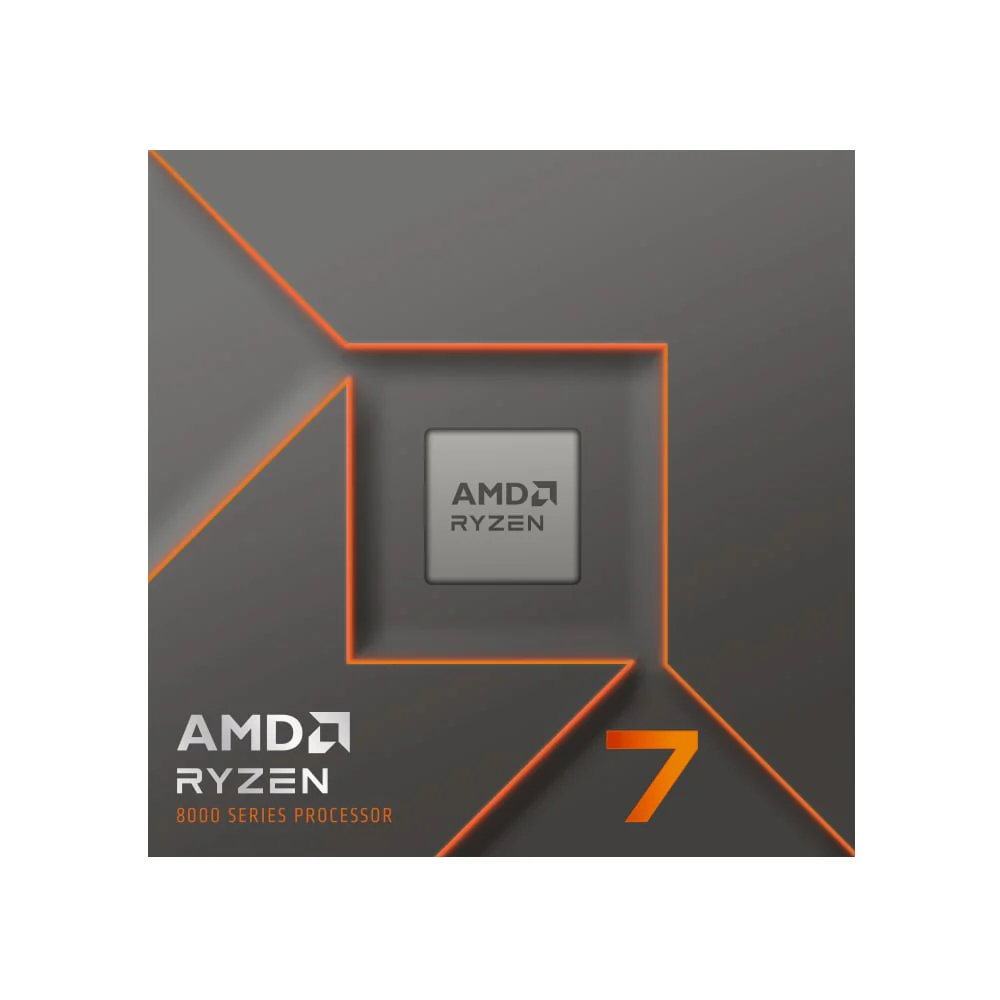 AMD Ryzen 7 8700F 7 8000 Series 8-Core/ 16-Threads; Socket AM5; 16MB L3 Cache;8MB L2 Cache; 65W Processor BOX - Image 2