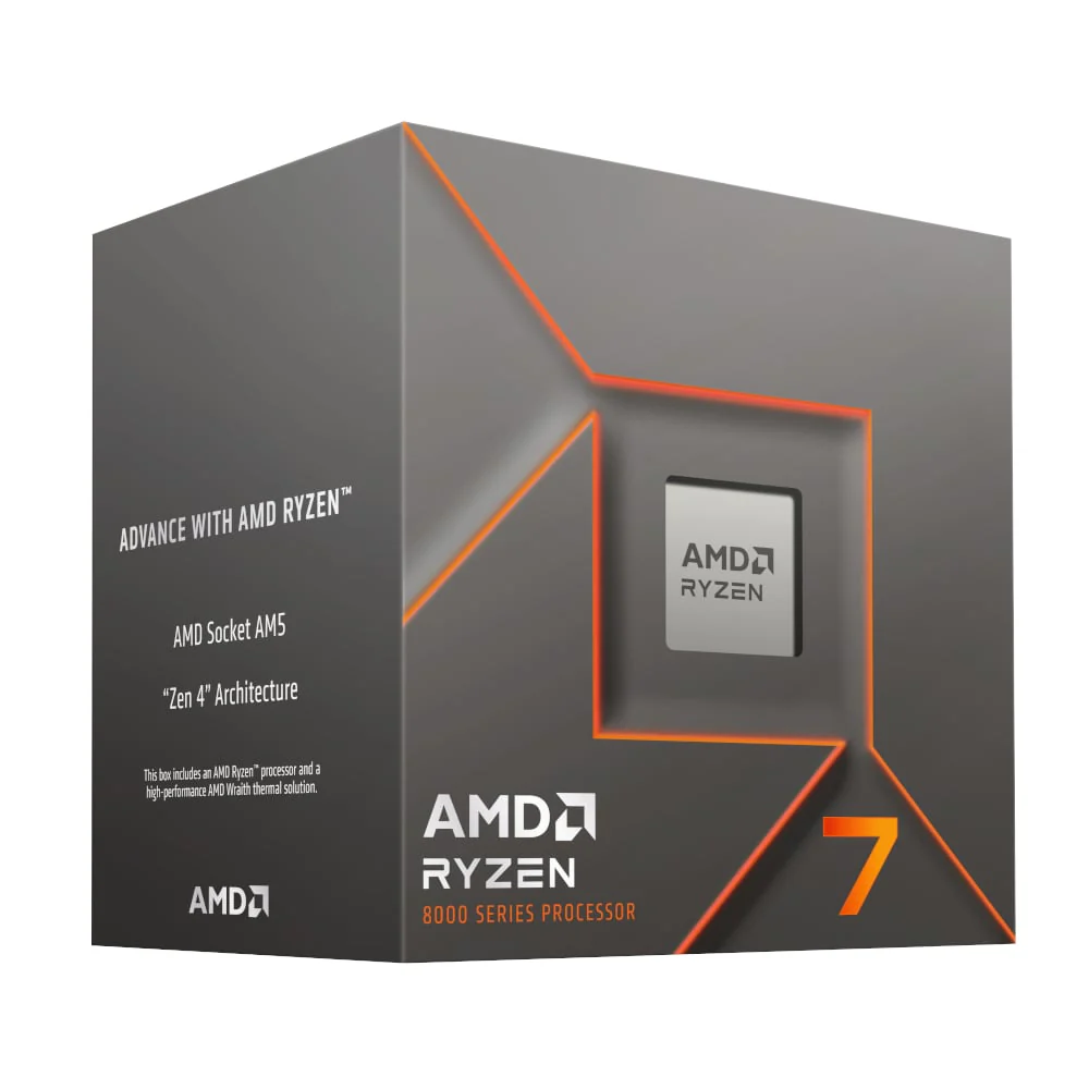 AMD Ryzen 7 8700F 7 8000 Series 8-Core/ 16-Threads; Socket AM5; 16MB L3 Cache;8MB L2 Cache; 65W Processor BOX - Image 5