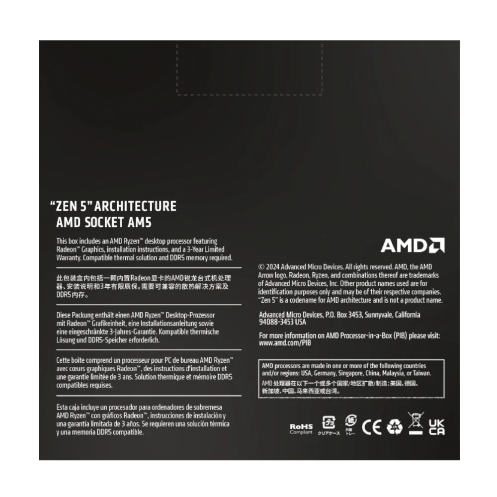 AMD RYZEN 9 9950X 16-Core 4.3GHz AM5 CPU - Image 4