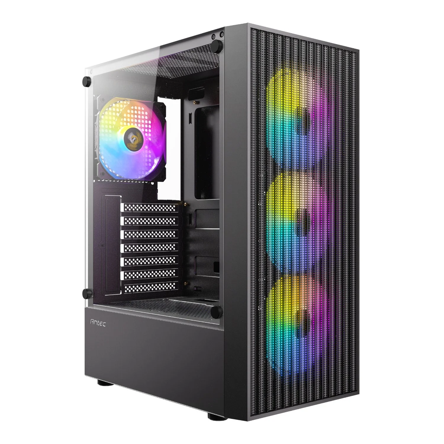 Antec AX27 RGB ELITE ATX Gaming Chassis - Black - Image 5