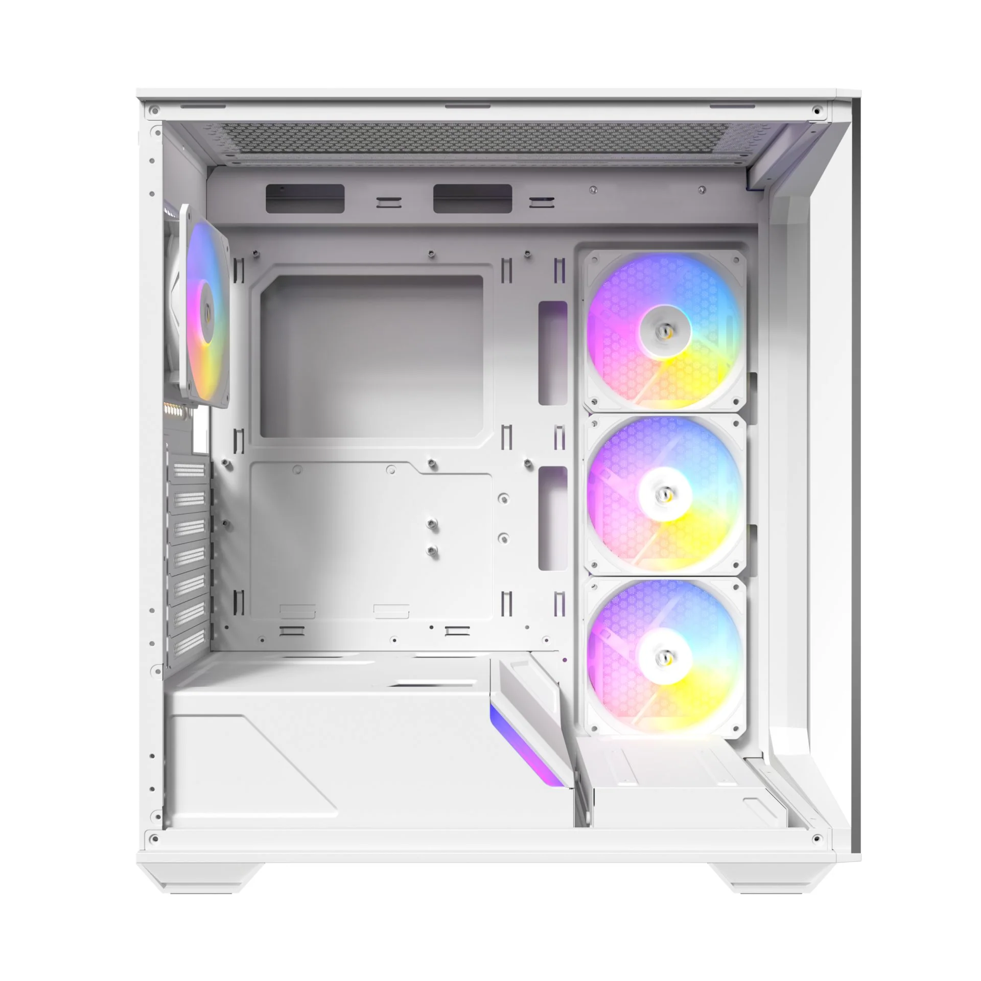 Antec C3 ARGB ATX | Micro-ATX | ITX ARGB Mid-Tower Gaming Chassis – White - Image 4