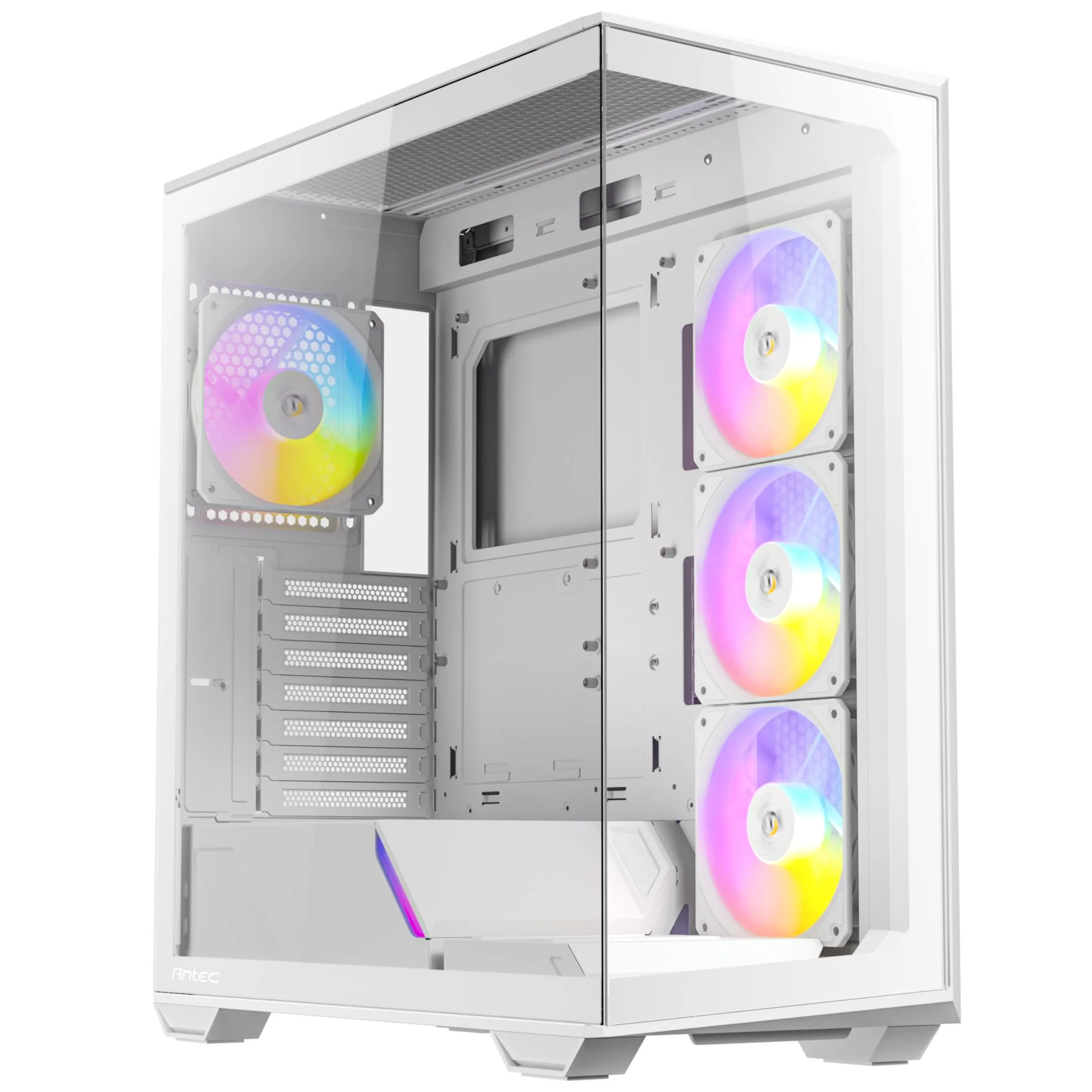 Antec C3 ARGB ATX | Micro-ATX | ITX ARGB Mid-Tower Gaming Chassis – White - Image 7
