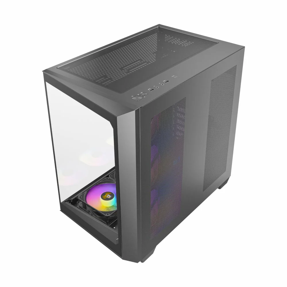 Antec C5 ARGB ATX DUAL Mid Tower Gaming Chassis – Black - Image 5