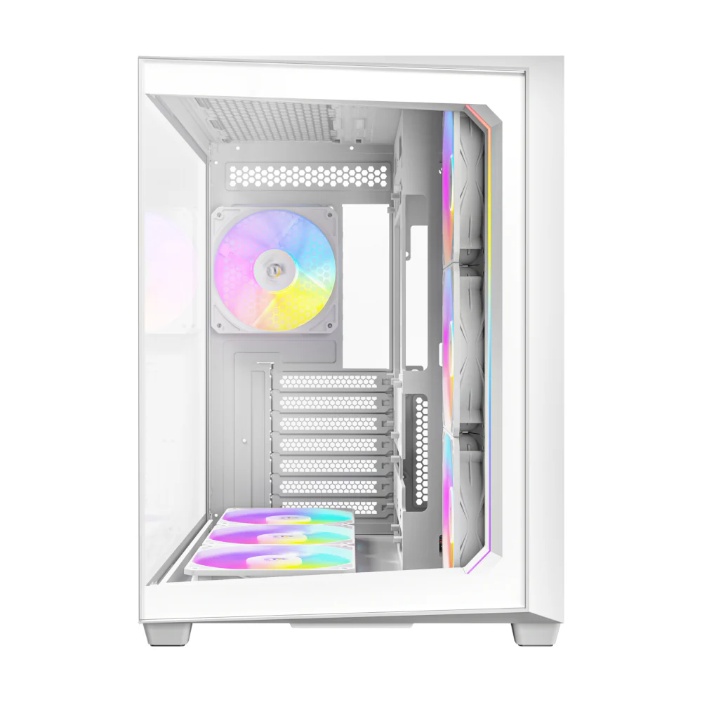 Antec C5 ARGB ATX DUAL Mid Tower Gaming Chassis – White - Image 2
