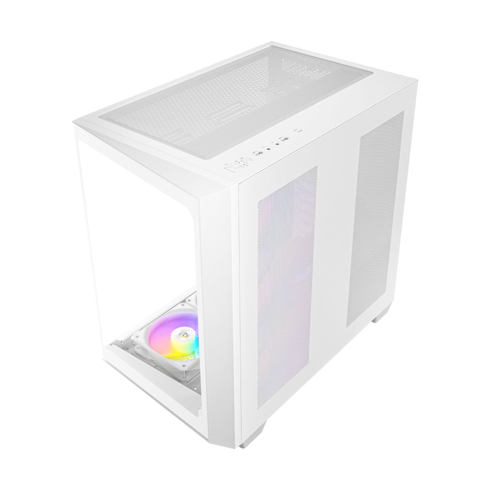 Antec C5 ARGB ATX DUAL Mid Tower Gaming Chassis – White - Image 5