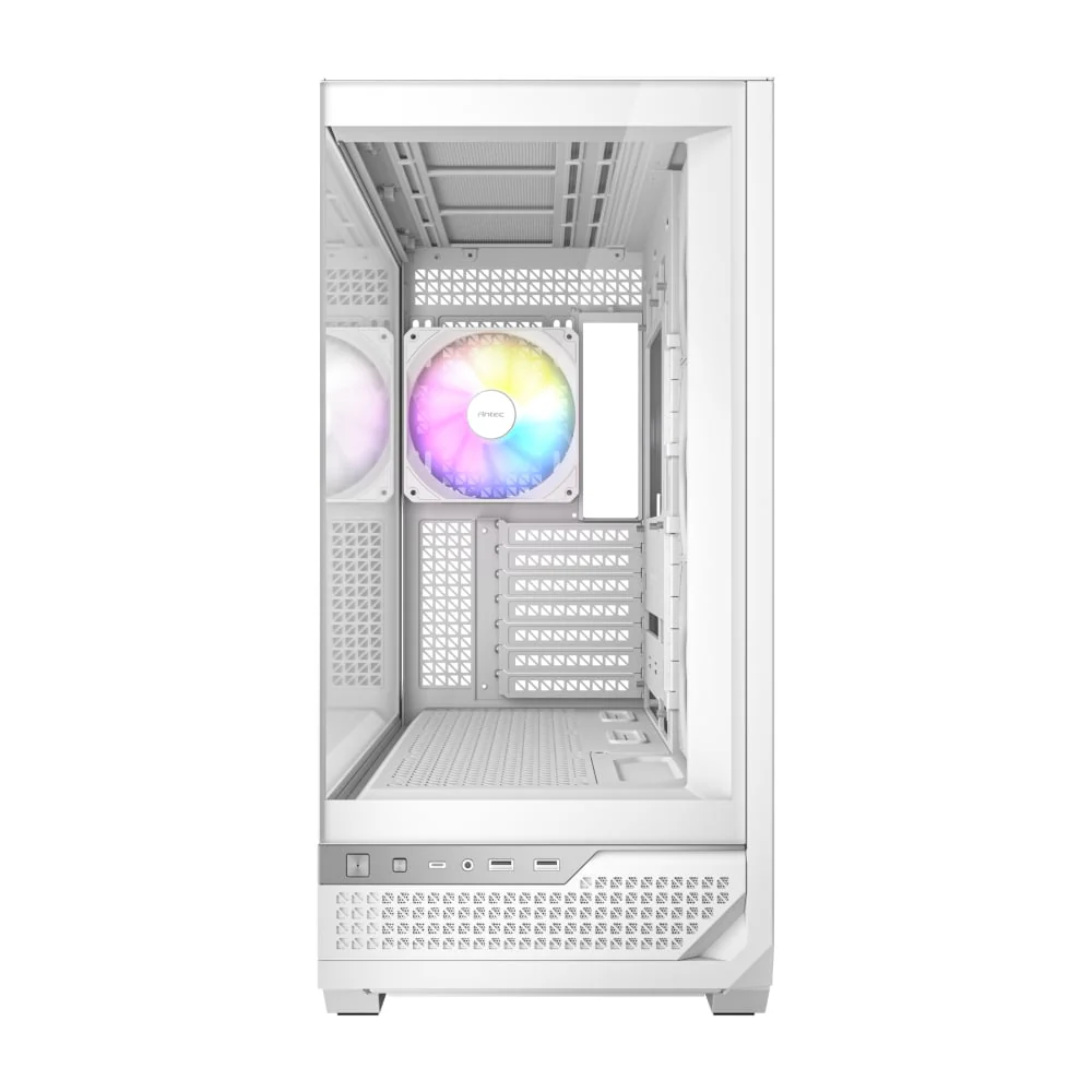 Antec C7 ARGB ATX Mid Tower Gaming Chassis – White - Image 2