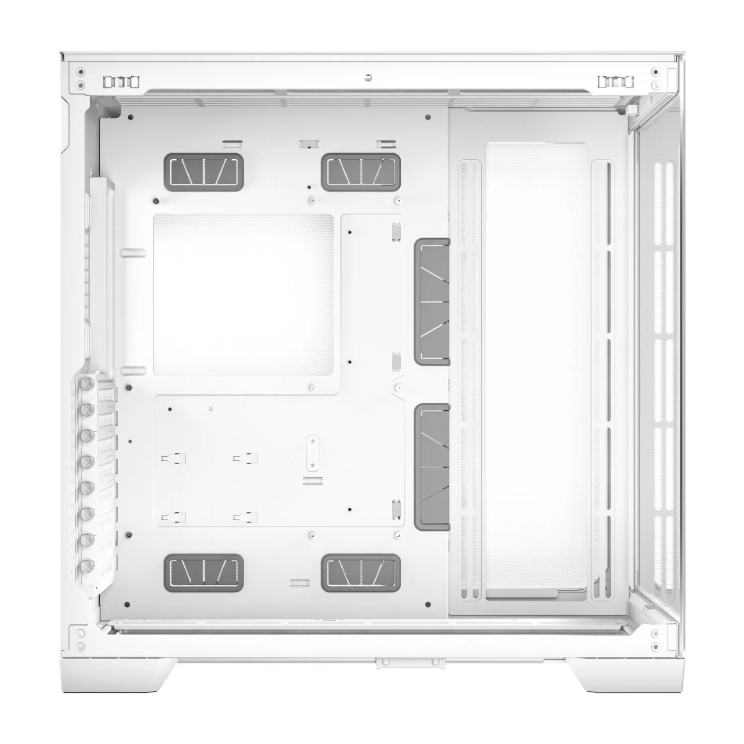 Antec C8 Aluminium White E-ATX Dual Chamber Gaming Chassis - White - Image 3