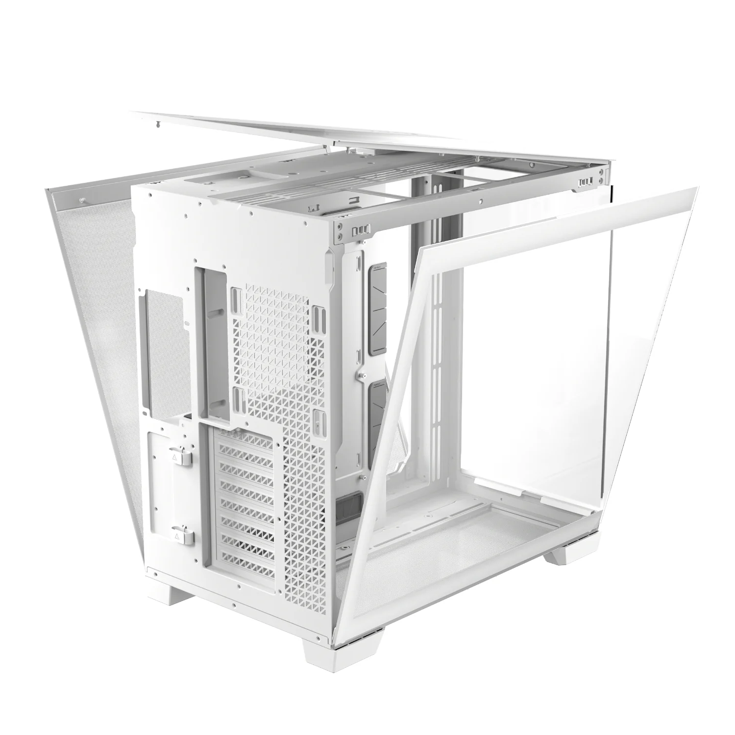 Antec C8 Aluminium White E-ATX Dual Chamber Gaming Chassis - White - Image 4