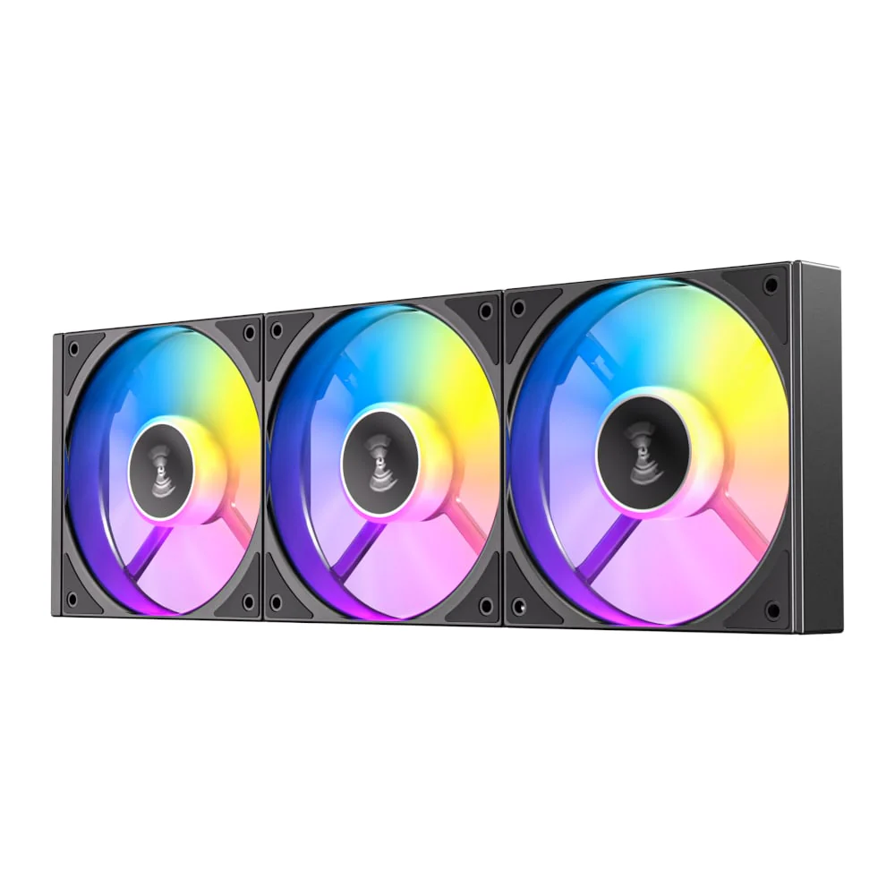 Antec Connect 120 Reverse ARGB PWM Fan 3 Pack - Black - Image 3