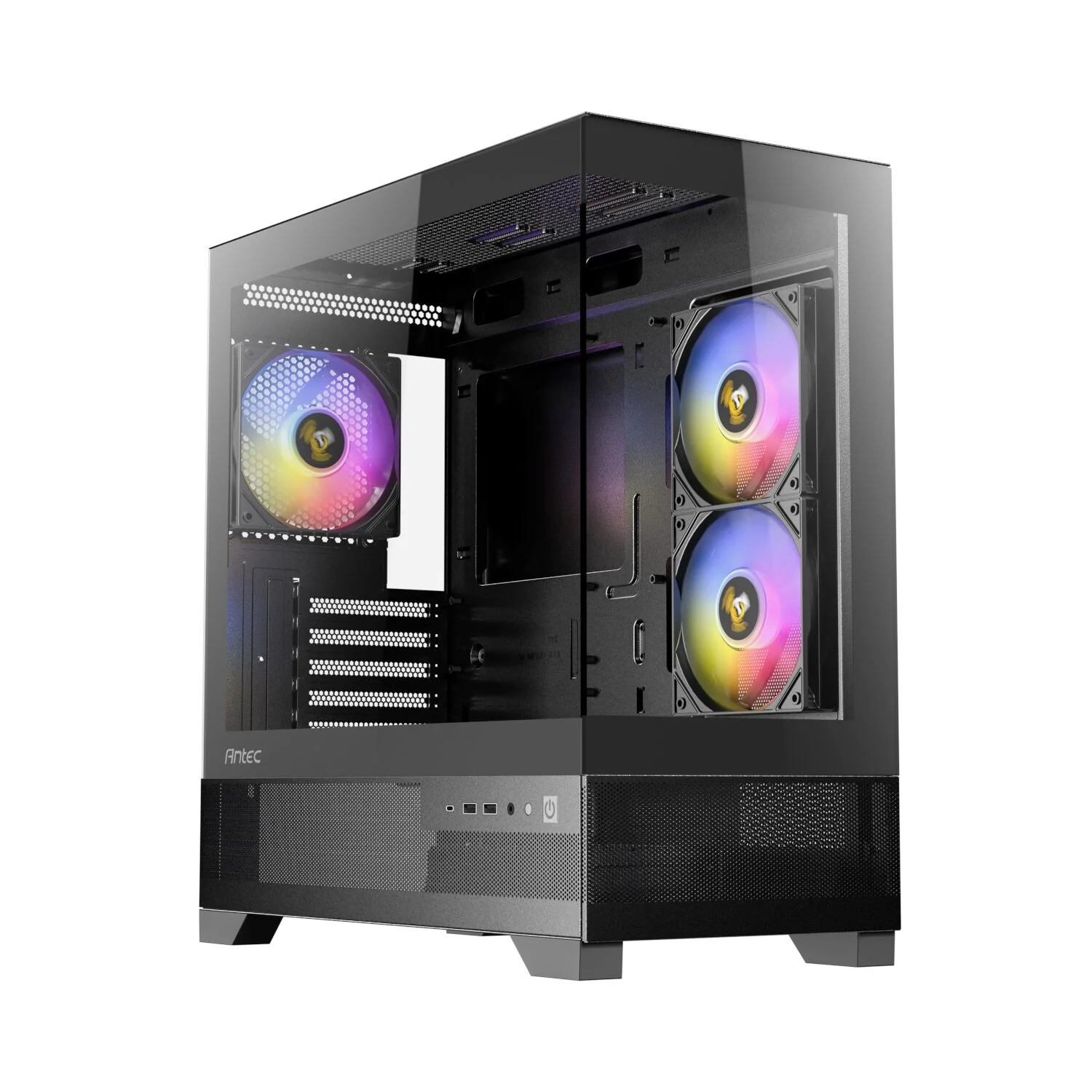 Antec CX500M ARGB Gaming Chassis | M-ATX | ITX | Type-C - Black - Image 6