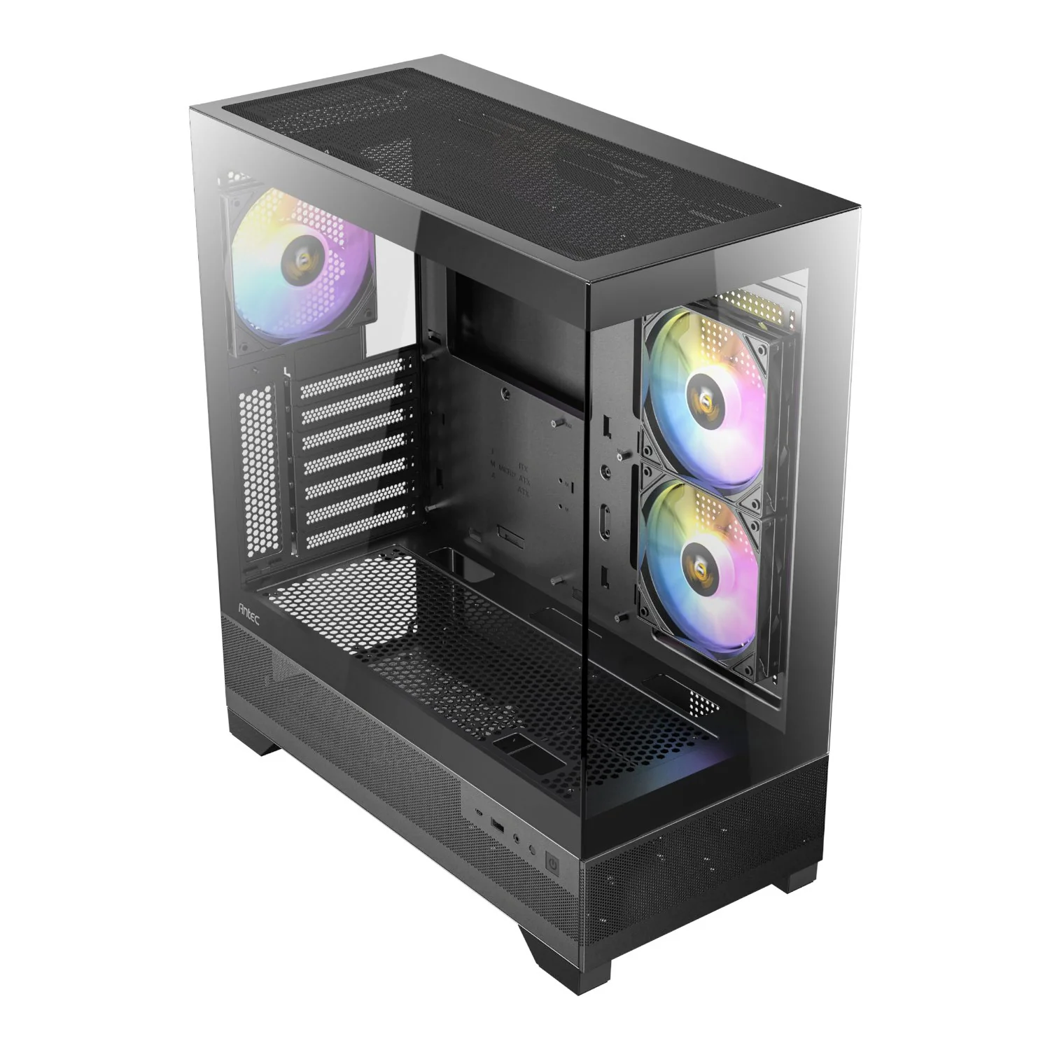 Antec CX700 ARGB ATX | Micro-ATX | ITX ARGB Mid-Tower Gaming Chassis - Black - Image 4