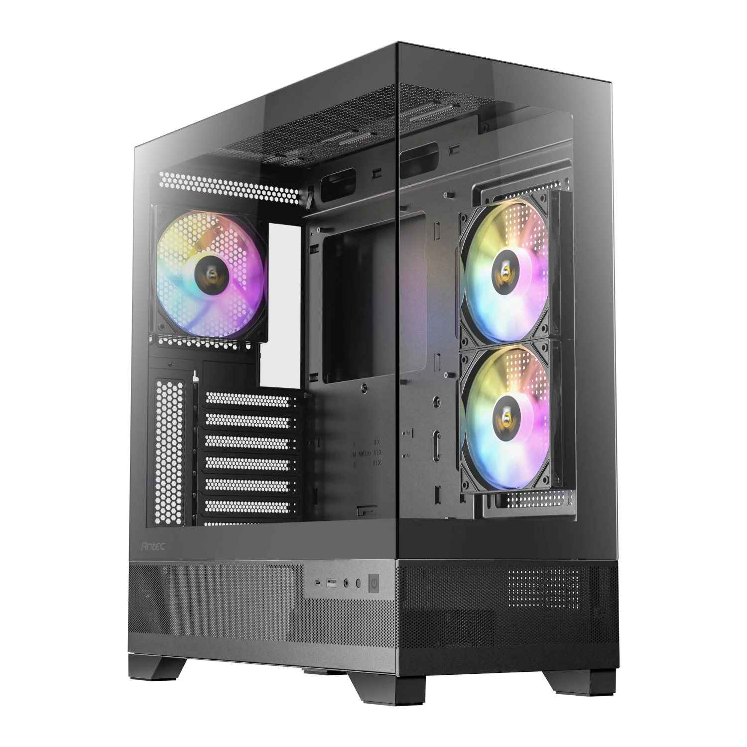Antec CX700 ARGB ATX | Micro-ATX | ITX ARGB Mid-Tower Gaming Chassis - Black - Image 5