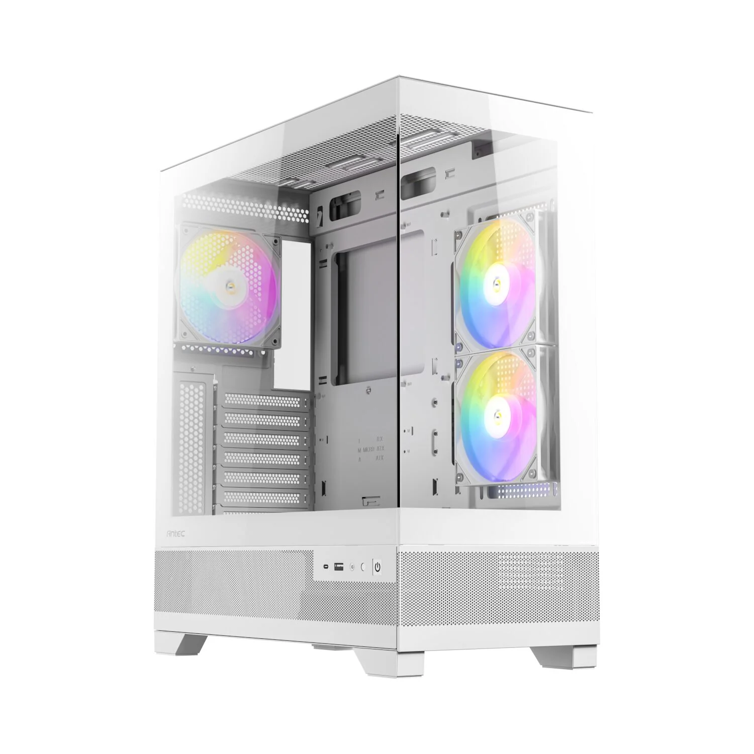 Antec CX700 ARGB Mid-Tower Gaming Chassis - White - Image 6