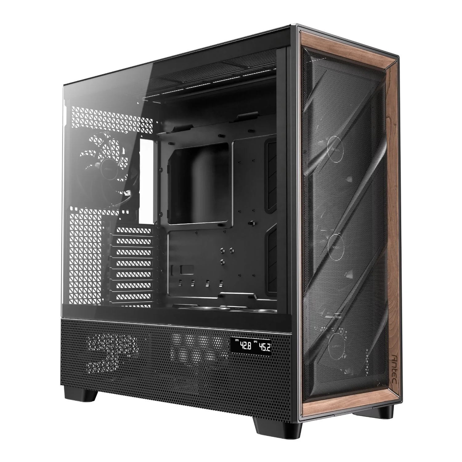 Antec FLUX PRO E-ATX Full Tower Gaming Chassis – Black - Image 5