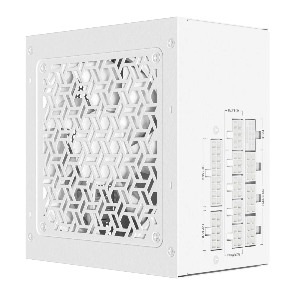 Antec GSK 850W GEN5 ATX3.1 and PCIE5.1 80 Plus Gold Fully Modular White - Image 2