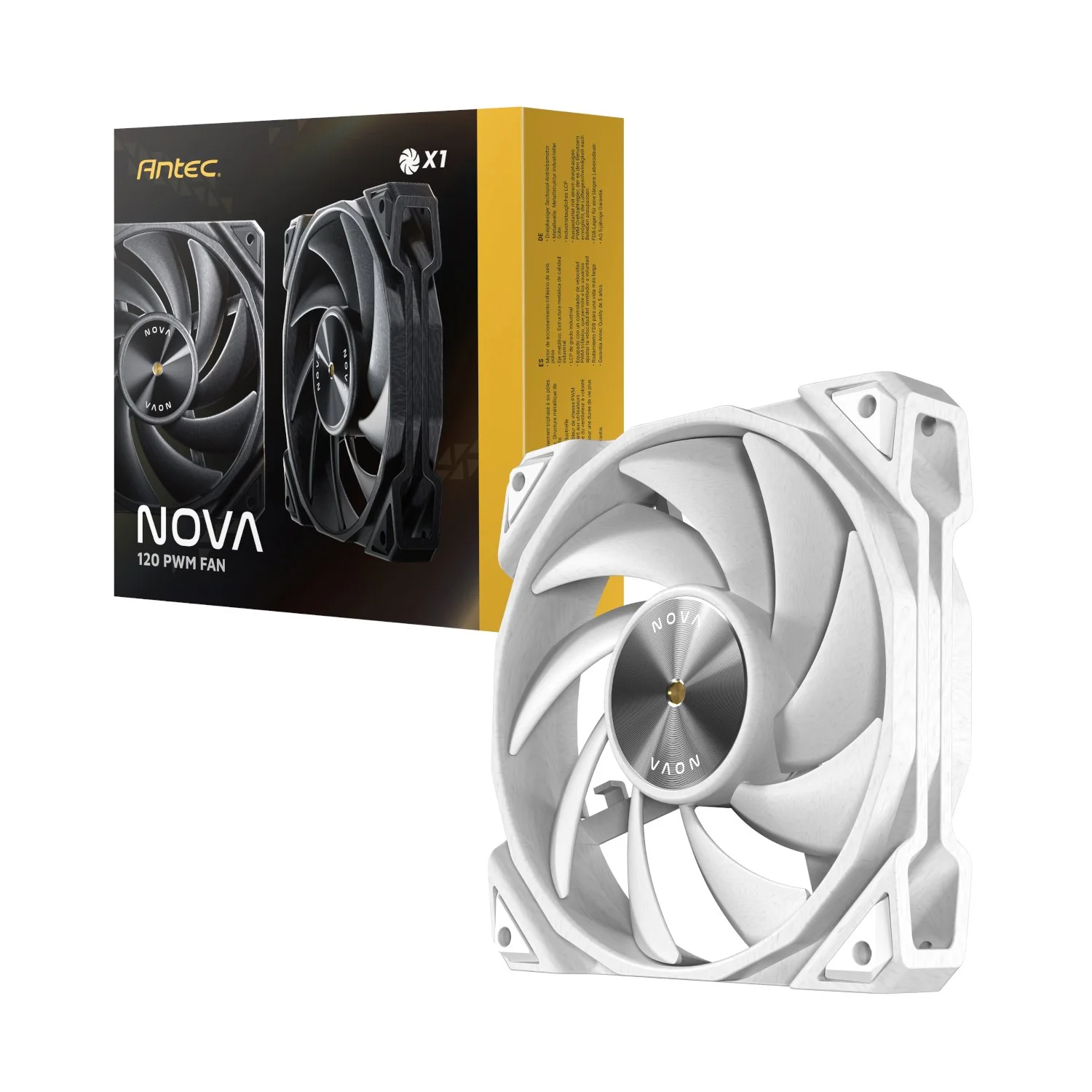 Antec NOVA PWM 120mm Case Fan White - Image 6