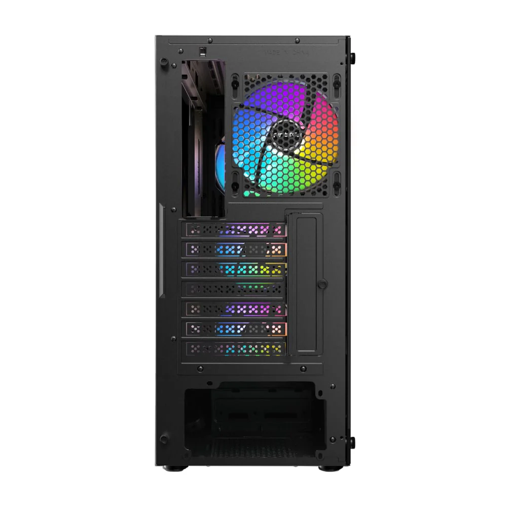 Antec NX292 ATX | Micro-ATX | ITX ARGB Mid-Tower Gaming Chassis - Black - Image 5
