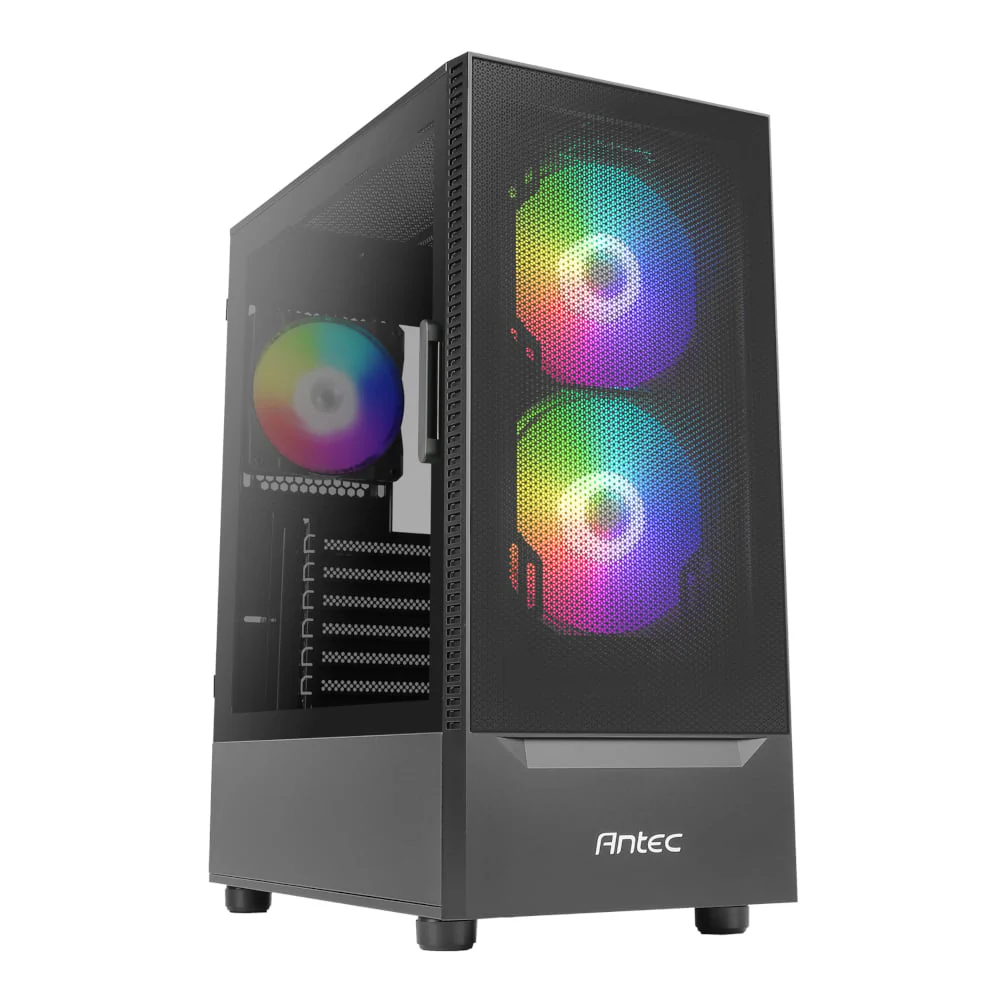 Antec NX410 V2 ATX | Micro-ATX | ITX ARGB Mid-Tower Gaming Chassis - Black - Image 5