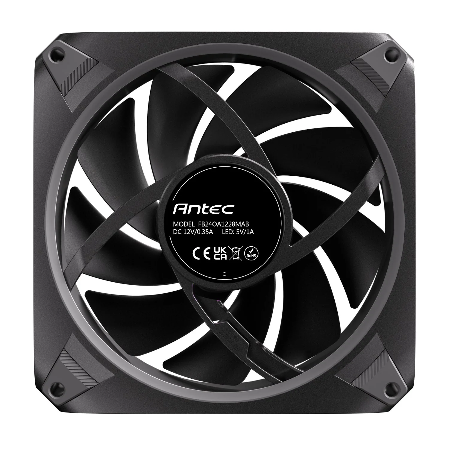 Antec ORBIT PWM 120mm ARGB Fan 3 Pack - Black - Image 3