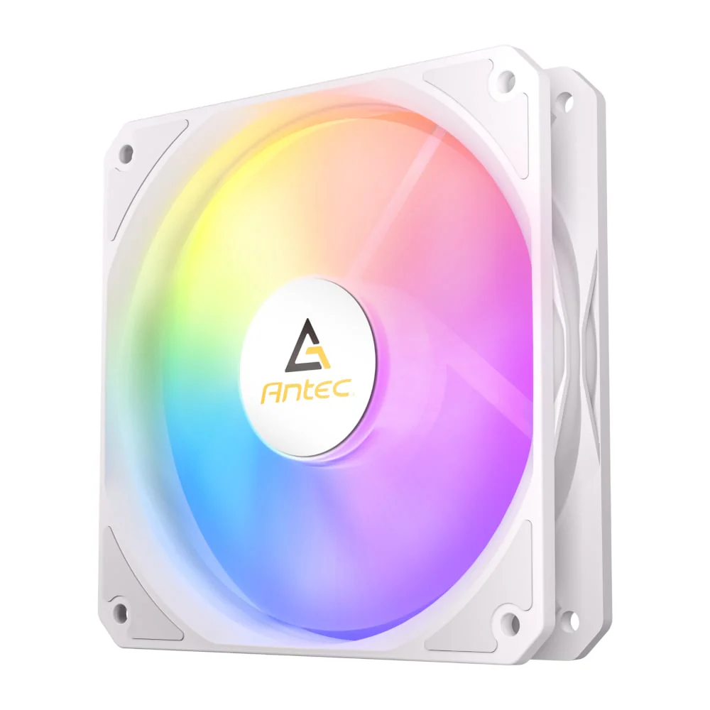 Antec P12 PWM 120mm ARGB Reverse Case Fan - White - Image 3