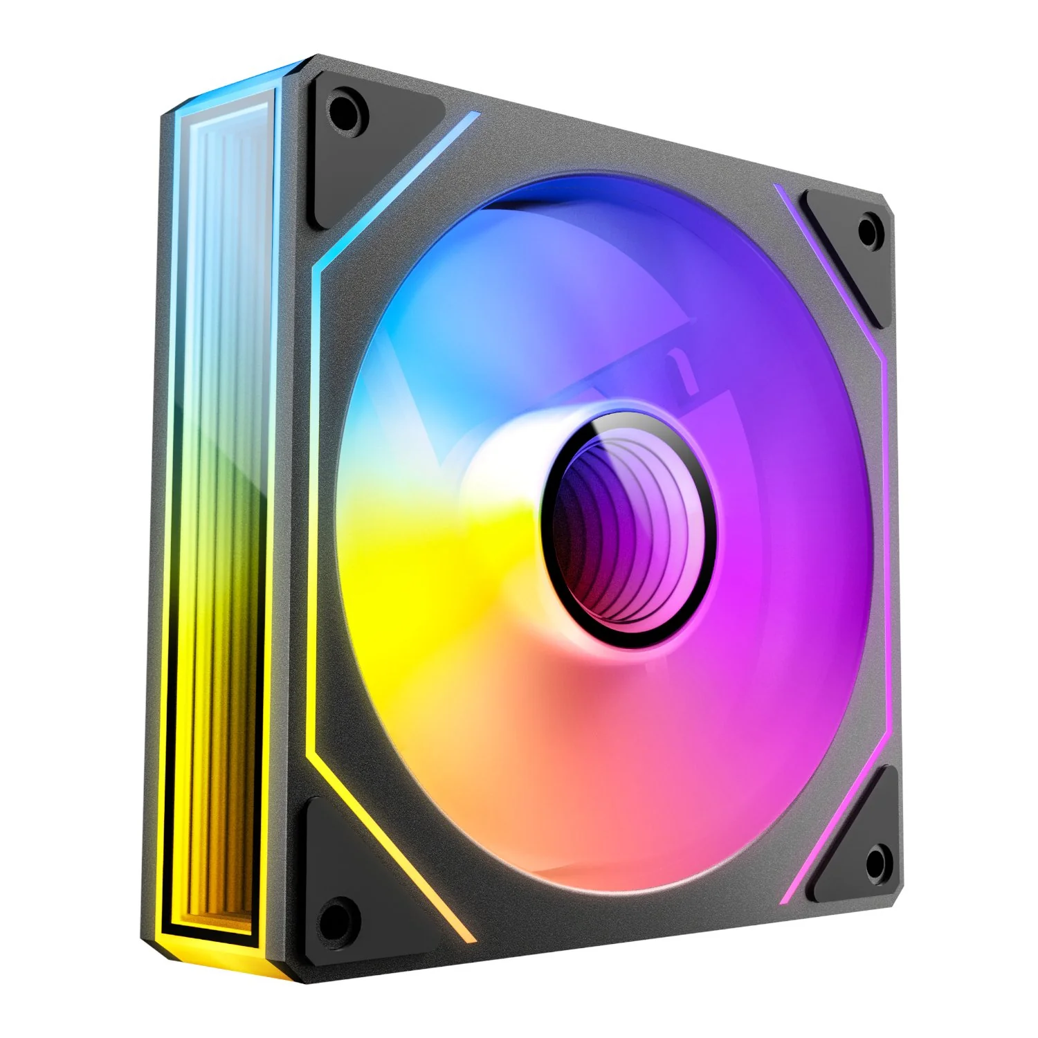 Antec VISION PWM 120mm ARGB Infinity Mirror Case Fan 3 Pack Black - Image 2