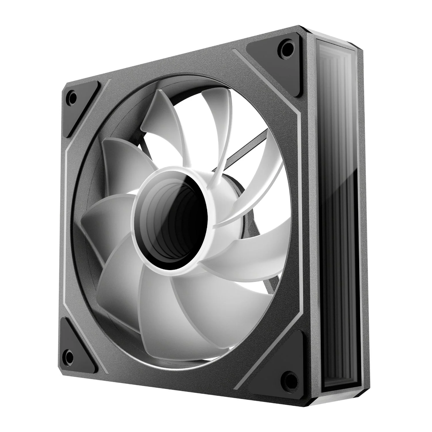 Antec VISION PWM 120mm ARGB Reverse Infinity Mirror Case Fan 3 Pack Black - Image 4