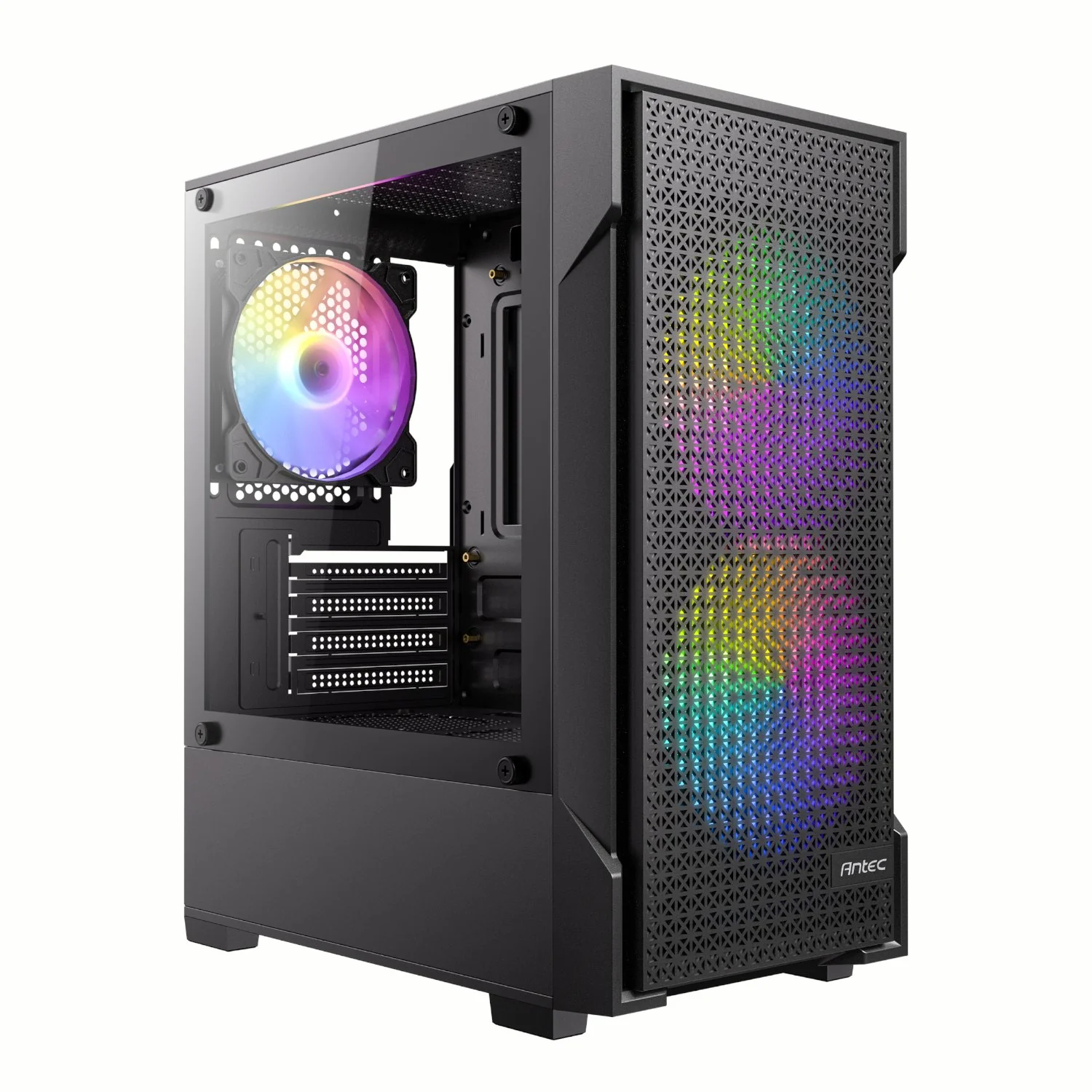 Antec VX100M ARGB Micro-ATX Mini Tower Gaming Chassis - Image 5