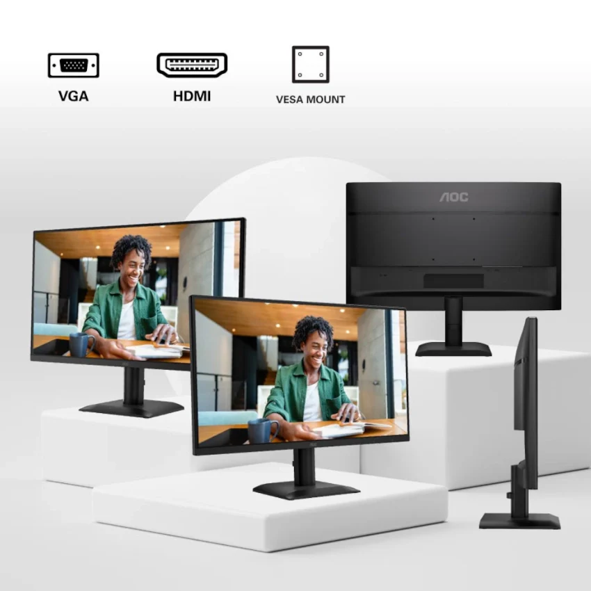 AOC 27E40L 27" FHD (1920 x 1080) IPS 144Hz Monitor - HDMI and DisplayPort - Image 8
