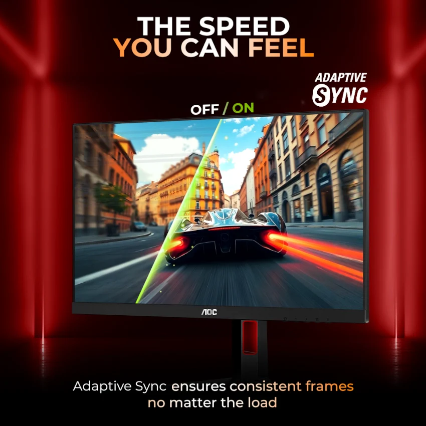 AOC 27G4H 27" FHD (1920 x 1080) IPS 200Hz 0.3ms Gaming Monitor - HDMI and DisplayPort - Image 8