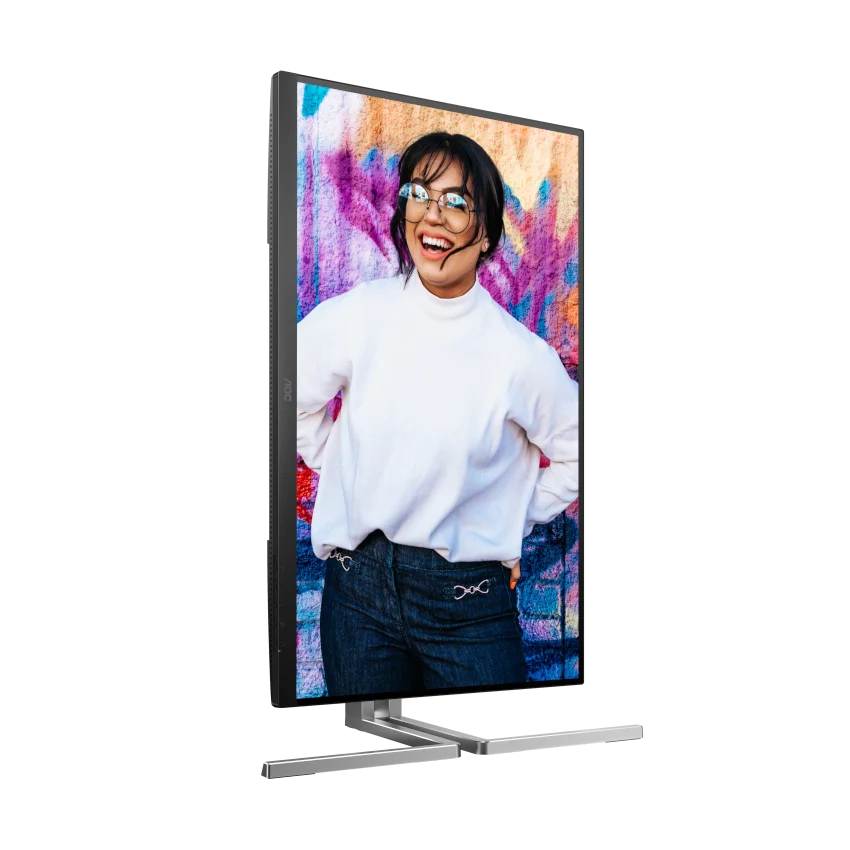 AOC Graphic Pro U27U3XD 27" 4K UHD IPS Monitor – 144Hz / 288Hz Dual Refresh, USB-C 90W, HDR400, Ergo Stand, 3 Year Warranty - Image 4