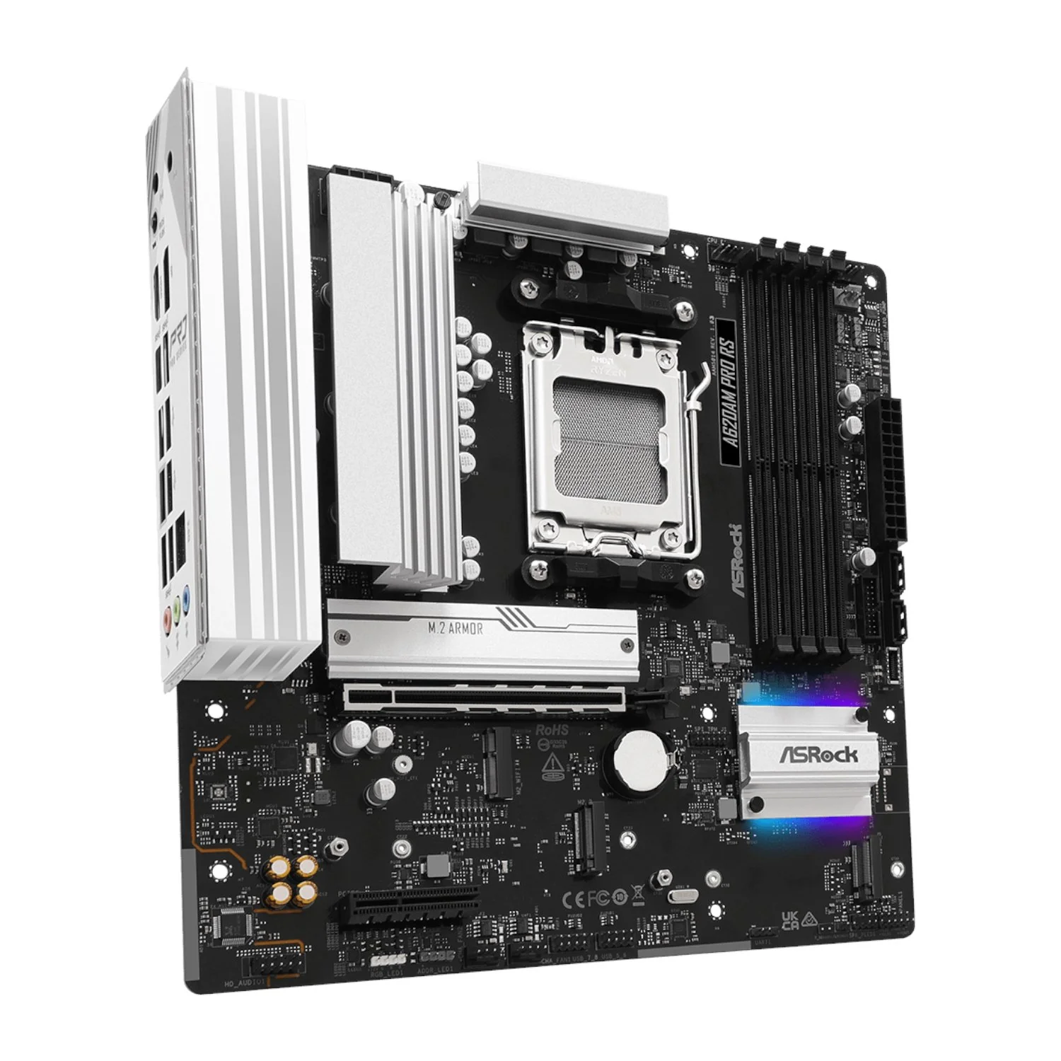ASRock A620AM Pro RS AM5 M-ATX Motherboard - Image 2