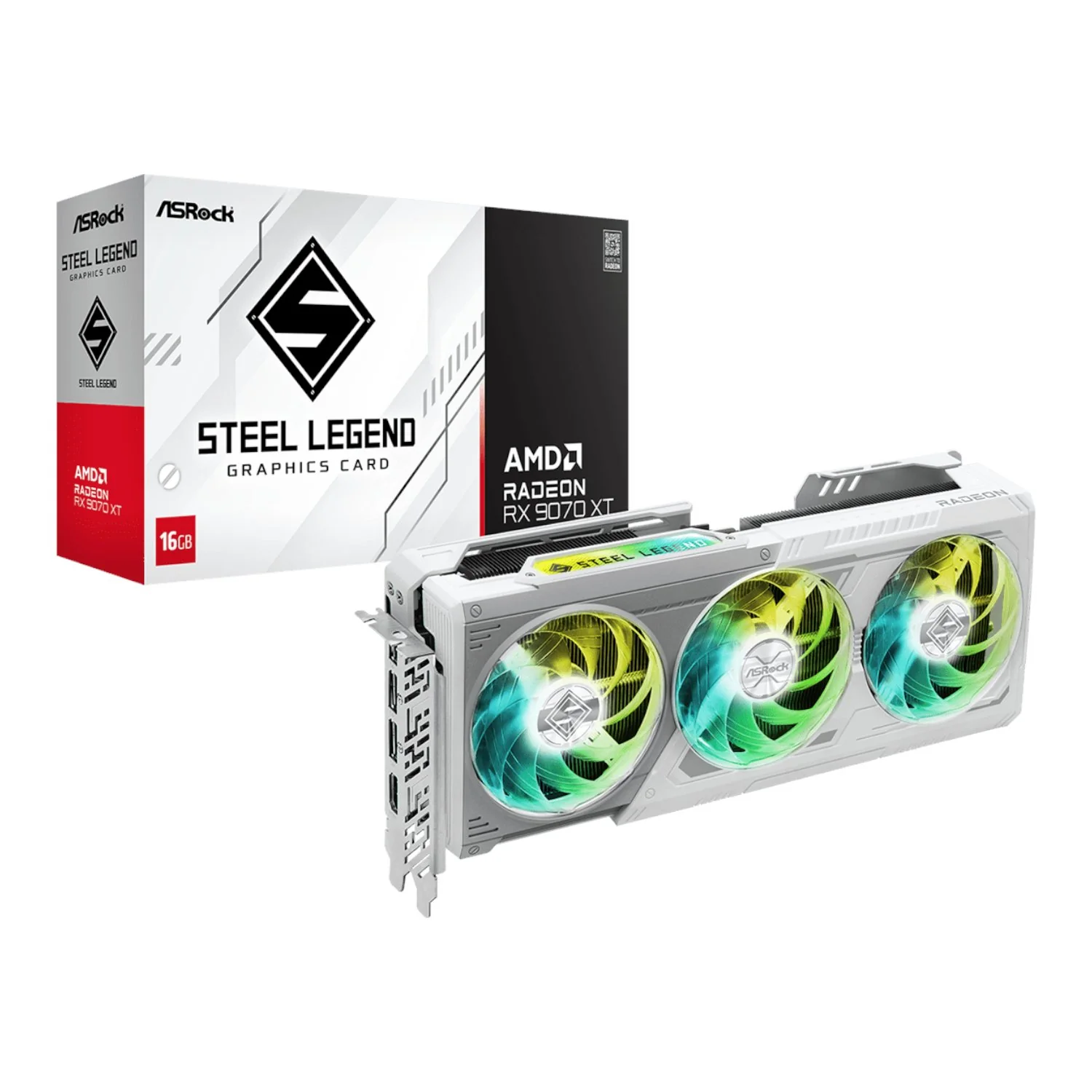ASRock AMD Radeon RX 9070 XT Steel Legend 16GB Graphics Card - Image 5