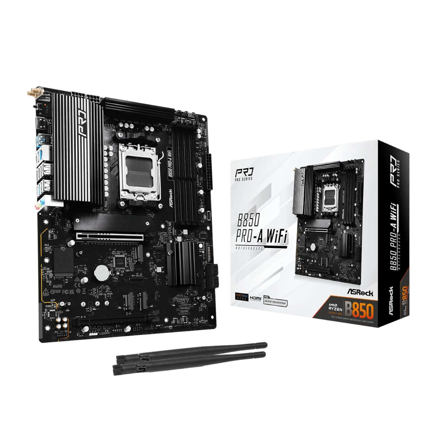 ASRock B850 Pro-A Wi-Fi AM5 ATX Motherboard - Image 5