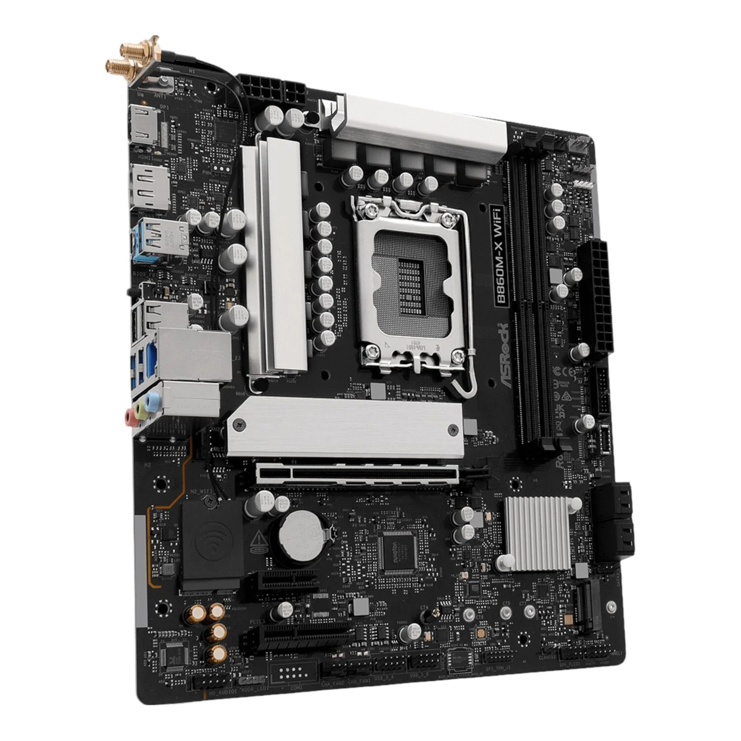 ASRock B860M-X Micro ATX DDR5 Motherboard (PCIe 5 and Wi-Fi 6E) - Image 3
