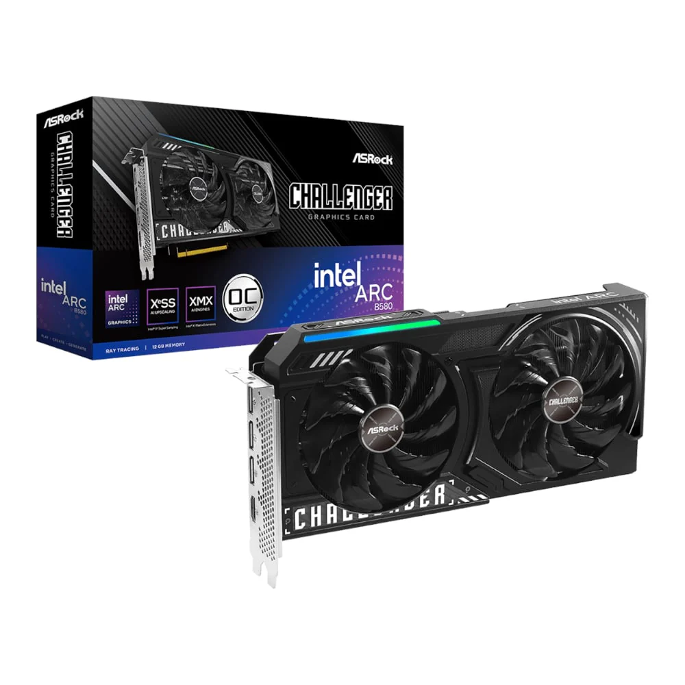 ASRock Intel Arc B580 Challenger OC 12GB GDDR6 192-BIT Graphics Card - Image 6