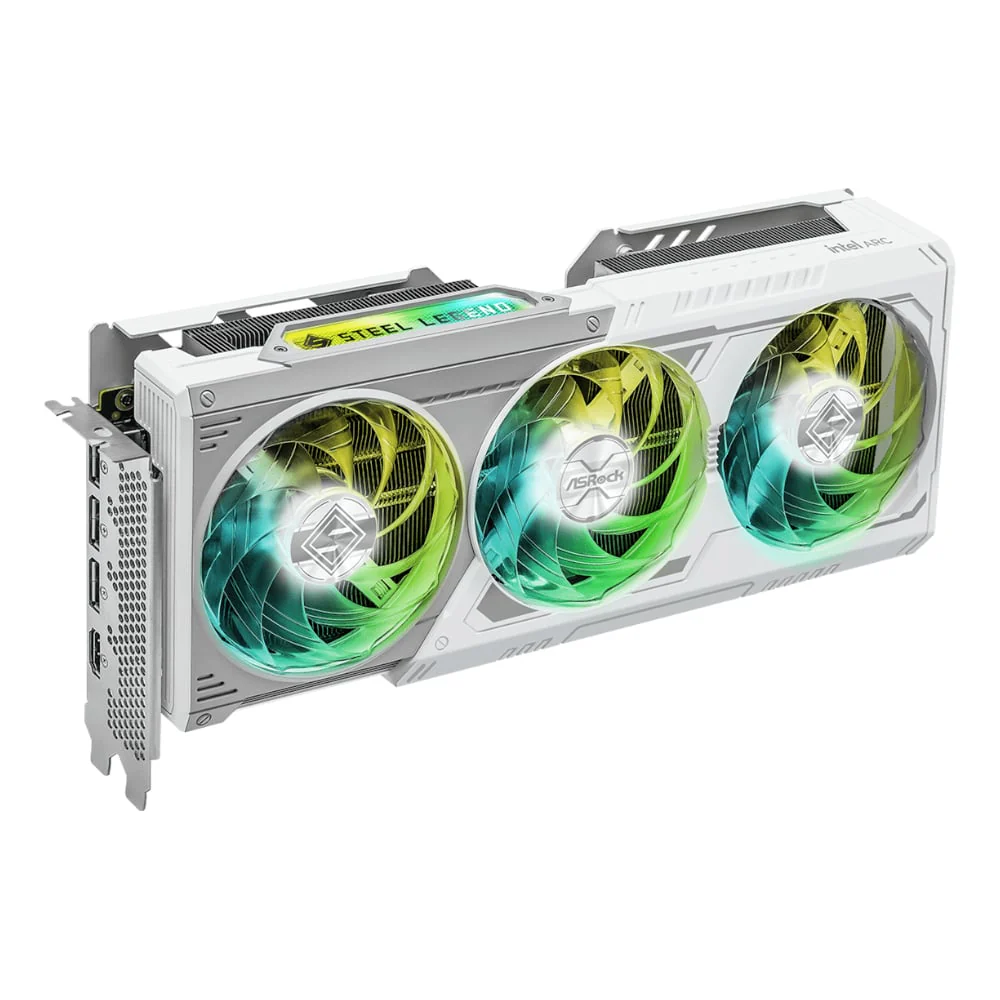 ASRock Intel Arc B580 Steel Legend OC 12GB GDDR6 192-BIT Graphics Card - Image 2