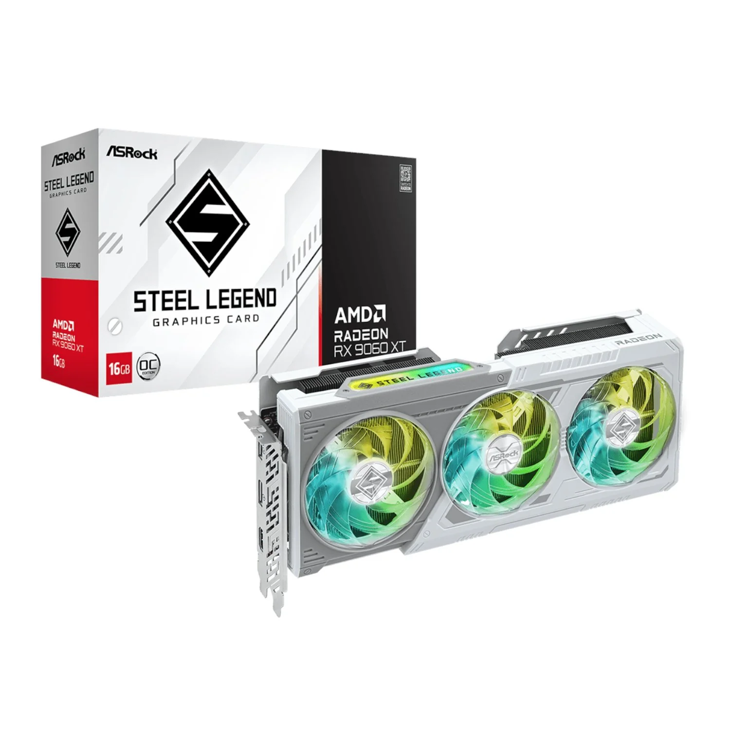 ASRock Radeon RX9060 XT Steel Legend 16G Graphics Card - Image 5