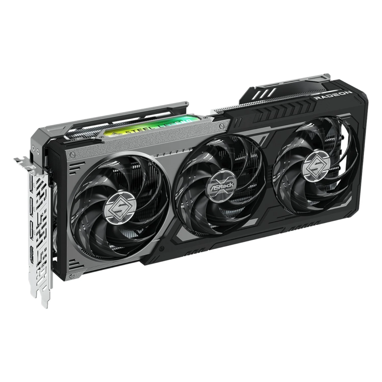 ASRock Radeon RX9070 XT Steel Legend Dark 16GB Graphics Card - Image 3